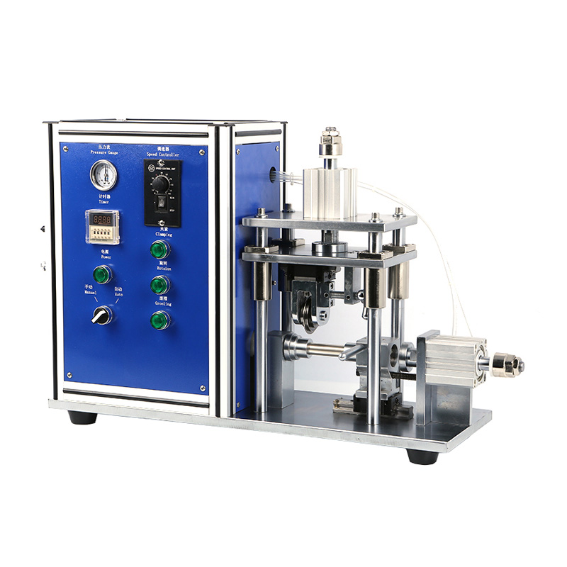 Adjustable depth 18650 cylinder cell grooving machine