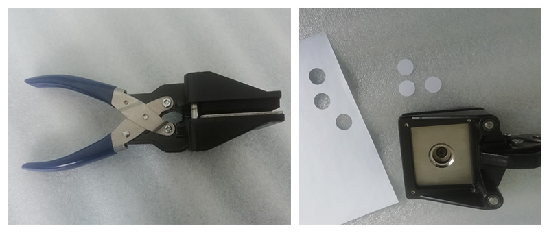 Portable Coin Cell Disc Cutter for Electrode