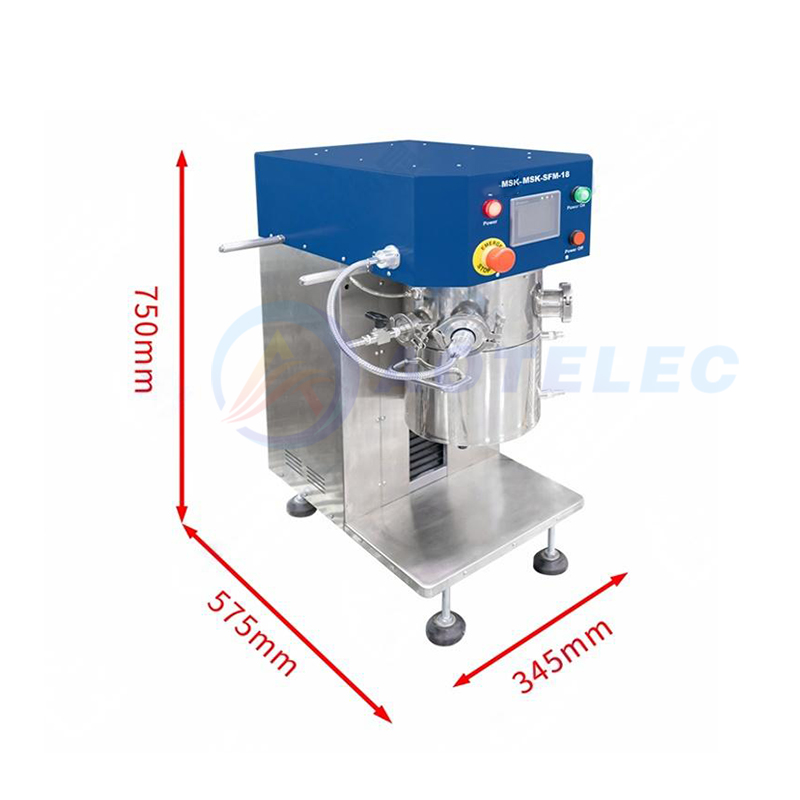 planetary four blade vacuum mixer size 