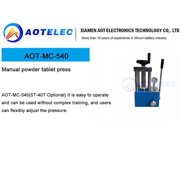 Manual Powder Tablet Press for Lab Research